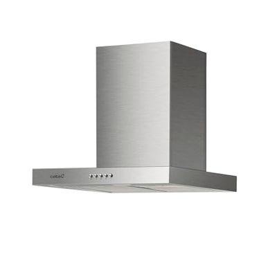 Cata Campana Decorativa Pared ST-6000 X/A con Panel de Control Mecánico 3 Niveles de Extracción Iluminación LED Consumo Máximo de Energía 65 W Color Inox
