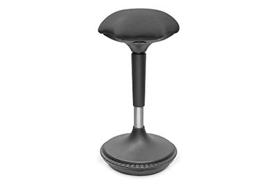 DIGITUS Ergonomic Standing Stool with Height Adjustable Gas Lift