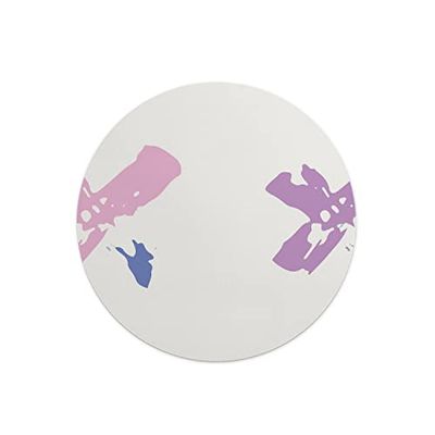 Questo Casa, Digitalt tryck runt musmatta, halkfri undersida för kontor och hem, diameter: 22 cm