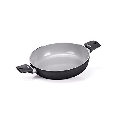 Moneta Futura Casserole Ø28 cm, revêtement FineGres naturel anti-adhésif, convient également aux plaques à induction 100% fabriquée en Italie