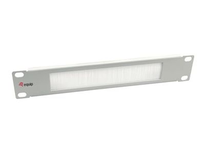 Equip Kabeldoorvoer 10" 1HE borstelplaat, grijs