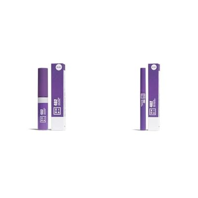 3ina MAKEUP - The Color Mascara 482 (mini) + The Color Pen Eyeliner 482 (mini) - Viola - Mascara Colorato con Cheratina Vegetale per Ciglia - Eyeliner Liquido 10h Lunga Durata - Vegan - Cruelty Free