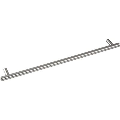GRIMME Enija 8569210310 Basic Cupboard Handle (Barell) Diameter 12 mm Width 350 mm Bar Handle Brushed Stainless Steel Silver Hole Spacing 310 mm