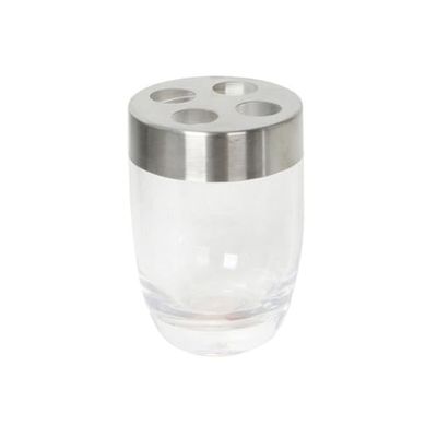 MSV Gobelet PS & INOX Papeete Transparent & Gris
