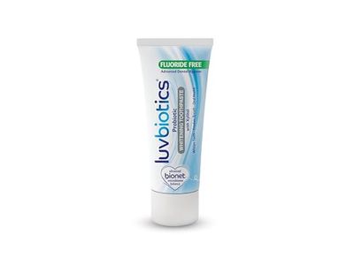 Luv Biotics Flouride Free Whitening Toothpaste with Oral Probiotics, Xylitol & Aloe Vera - 75ml