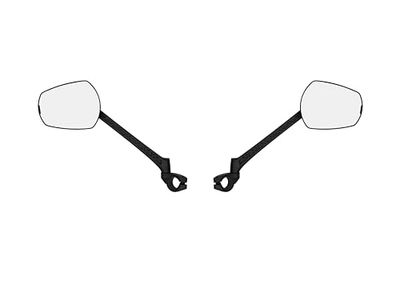 ZEFAL Pack Espion E80 - Set di Due Specchietti per Bicicletta Elettrica per Sinistra e Destra - Accessorio per Bicicletta Elettrica - Montaggio sul Manubrio - 80 cm2 - Fabbricato in Francia