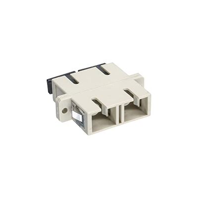 InLine Duplex SC/SC, Multimode, with flange 2 x SC Beige