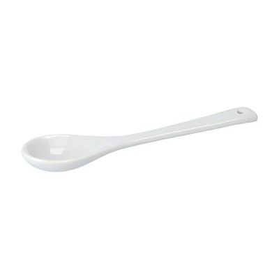 Holst Porzellan KPL 613 - Colher reta (13 cm, 6 unidades), cor branca