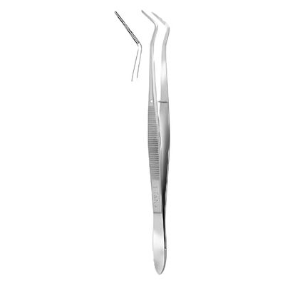 Hammacher Pinzetta dentata, Meriam, punte scanalate, design semplice, lunghezza 160 mm