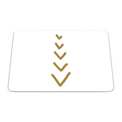 Bonamaison, Tapis de Souris Rectangle Imprimé Numériquement, Fond Antidérapant, pour Bureau et Maison, Taille: 22x18cm