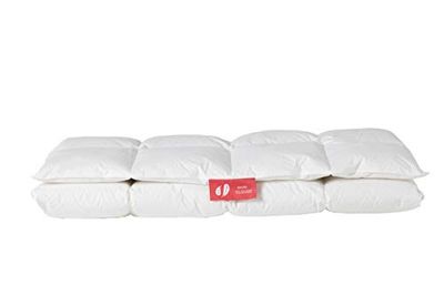 WARMlight – La nostra coperta invernale leggera per le fredde giornate invernali. 200 x 220 cm, 90% piumino, certificata, ecologica, lavabile e anallergica.