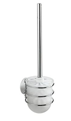 Wenko Turbo-Loc® Juego para el WC, Acero INOX, Fijar sin taladrar