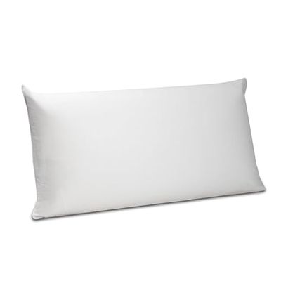 Pikolin Home Funda de Almohada Punto 100% Bambú, Antibacteriana, Impermeable, Transpirable, Cremallera Lateral, 80x50