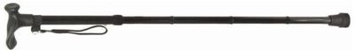 Aidapt Left Handed Fold Down Adjustable Height Lightweight Walking Stick with Anti Slip Ferrule Foot to Aid Stability and Confidence when Walking Supplied with a Hanging Carry Strap