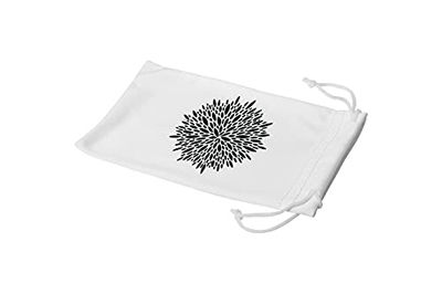 Bonamaison Imprimé Numériquement Lunettes Étui avec Cordon de Serrage, 100% Coton, Sac Lunettes, Pochette à Lunettes, 1 Pièce, Taille: 11x19 Cm