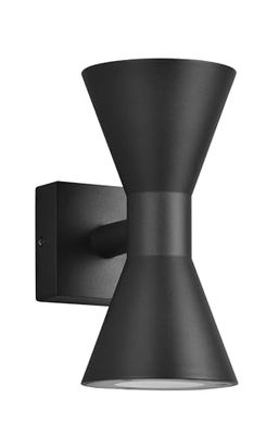 Trio Leuchten Applique d’extérieur Ardas 212560232, aluminium moulé sous pression noir mat, sauf 2x GU10