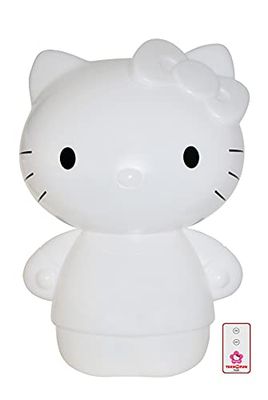 TEKNOFUN- Lampada LED Hello Kitty 80 cm, Colore Bianco, 811203