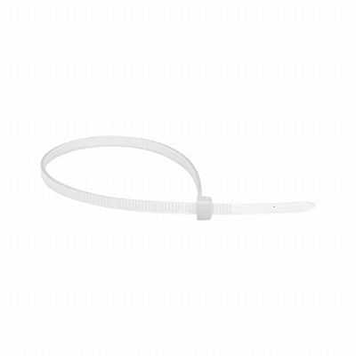 Flange auto-bloqueador 2,5 x 100 mm saco incolor de 25