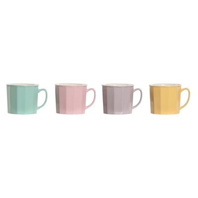 MUG PORCELANA NEW BONE 10X9,6X8,5 370ML 4 SURT.
