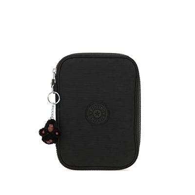 Kipling 100 Pennenetui, True Black, 8.25''L x 6''H x 2''D