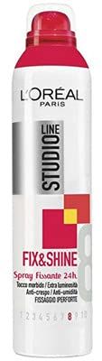 Studio Set 6 Spray Iperfiss. Rosso Ml 250 Lacca Messa in Piega E Acconciatura Capelli, Multicolore, Unica