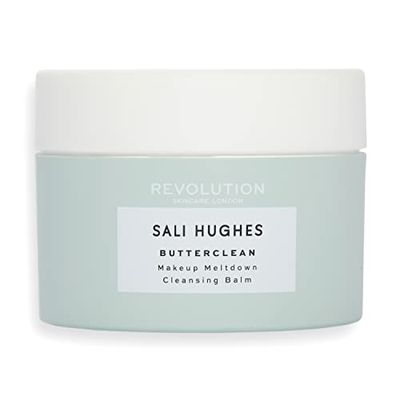 Revolution Skincare London X Sali Hughes, Butterclean Makeup Melting Cleansing Balm, Face Cleanser, 80g