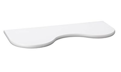 King Collection M1106020/B Étagère Enfant Vague en MDF Verni, Blanc