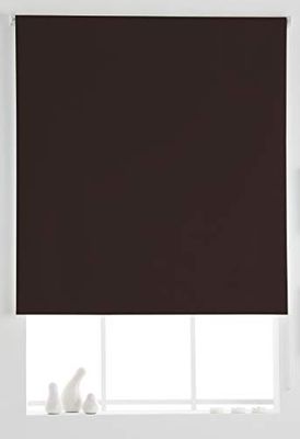 Estoralis Aral Store Enrouleur translucide Lisse Marron 150 x 230 cm