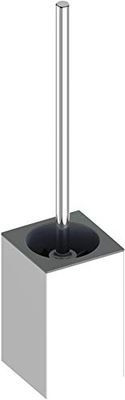 KEUCO Toilet Brush Set Made of Metal, High-Gloss Chrome-Plated, Toilet Brush with Holder, Wall Mounted for Bathroom and Guest Toilet, Toilet Brush, Edition 90