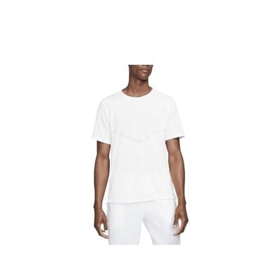 NIKE CZ9184-100 M NK DF Rise 365 SS Maglia Lunga White/Reflective Silv 4XL