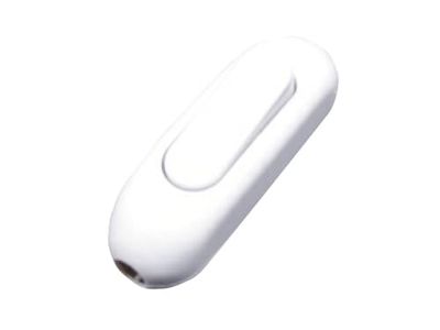 Interruttore di passaggio bianco 4 A 250 V, ideale per controllare l'illuminazione in casa e in ufficio.