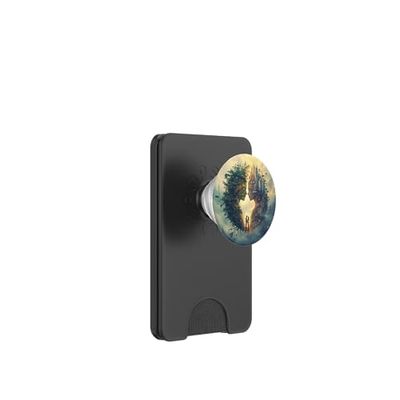 Fantasía Pareja Ciudad PopSockets PopWallet para MagSafe
