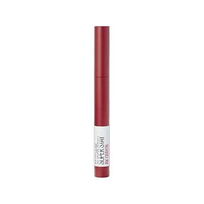 Maybelline Lipstick, Superstay Matte Ink Crayon Longlasting Red Lipstick with Precision Applicator 45 Hustle In Heels
