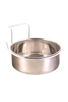 Trixie Ciotola in acciaio inox per uccelli con fissaggio a vite, 600 ml