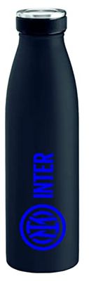 Inter I M New Logo Bottle, Gourde unisexe adulte, noir, 500 ml