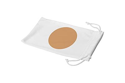 Bonamaison Imprimé Numériquement Lunettes Étui avec Cordon de Serrage, 100% Coton, Sac Lunettes, Pochette à Lunettes, 1 Pièce, Taille: 11x19 Cm
