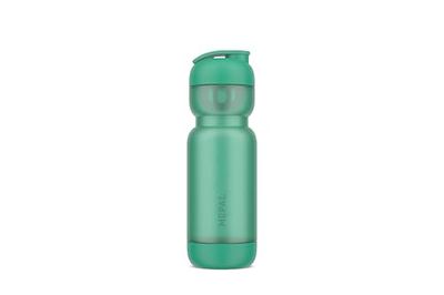 Mepal - Shaker Sport - Lekvrij - Inclusief mixer en meetschaal - Gemakkelijk schoon te maken met flessenbodem - Proteïne Shaker - 800 ml - Apple Green