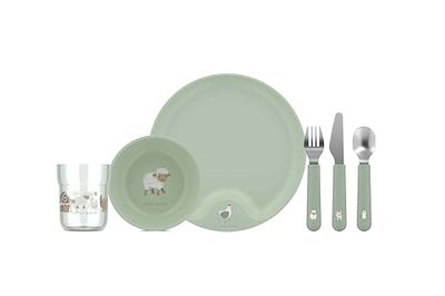 Set kinderservies Mepal Mio 6-delig - Little Farm