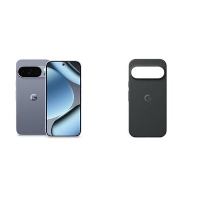 Google Pixel 10 Pro - Unlocked Android Smartphone with Gemini, Triple Rear Camera System, 24+ Hour Battery and 6.3" Super Actua Display - Moonstone, 512GB+Case