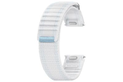 Samsung Galaxy Officiële stoffen band (M/L) voor Galaxy Watch7, blauw wit