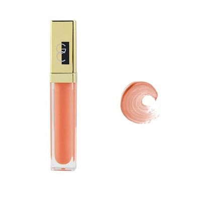 Gerard Cosmetics Color Your Smile Lip Gloss Coral Craze, lucidalabbra rosa super pigmentato con luce LED e specchio, finitura lucida, colore liquido idratante, cruelty free e prodotto negli Stati
