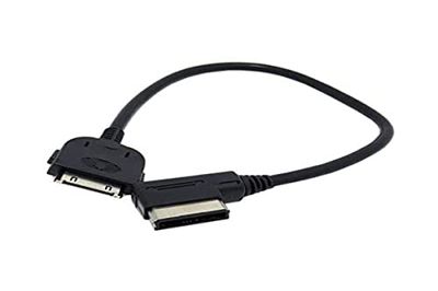 System-S In-Car Adaptor Cable for iPhone iPod 30-Pin Connection for Media In AMI MDI