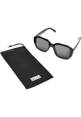 Urban Classics 113 UC-zonnebril, uniseks zonnebril, zwart/zwart, Eén maat