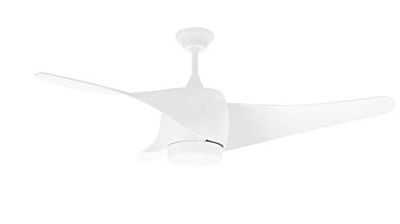 Orbegozo CP 99132 Plafondventilator met ledlicht, 3 gebogen rotorbladen, Ø 132 cm, 3 snelheden, 70 W, wit