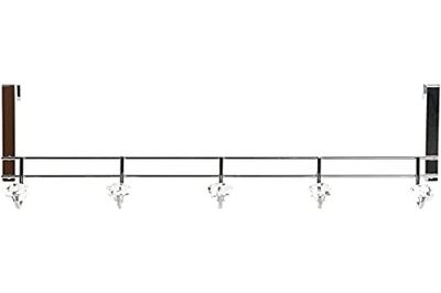 Home Decor Perchero para Puertas DKD 8424001835256 Transparente Plateado Metal 47 x 10 x 22 cm