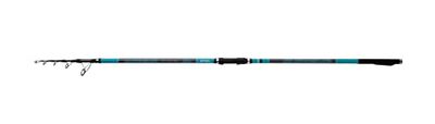 Mitchell Suprema SW Surf Tele, hengel, spinhengels, surfvissen, ontworpen en ontwikkeld in Italië, zoutwaterspin, uniseks, zwart/blauw, 4,5 m | 30-100 g