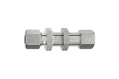 Raccord droit pour tuyau extérieur Ø 22 mm PN max. 160 bar en acier inoxydable 1.4571
