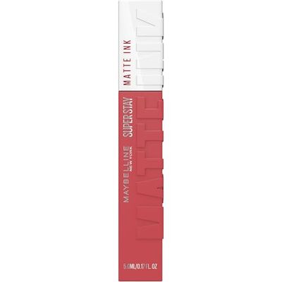 Maybelline Superstay Matte Ink Longlasting Liquid Warm Pink Lipstick Up to 12 Hour Wear, Non Drying, 170 Initiator, 5 ml (Pack of 1)