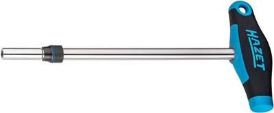 HAZET - Porte-embouts télescopique 866BH-14 I Pour le maintien d'embouts/de douilles de tournevis I Universel, antidérapant I Tube télescopique en acier inoxydable I Sortie : 6,3 (1/4 pouce)