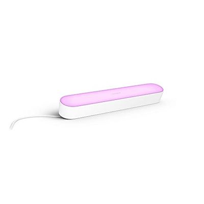 Philips Hue White and Color Ambiance Lampada da Tavolo Smart LED Play, estensione (alimentatore non incluso), 1 pezzo, Bianco
